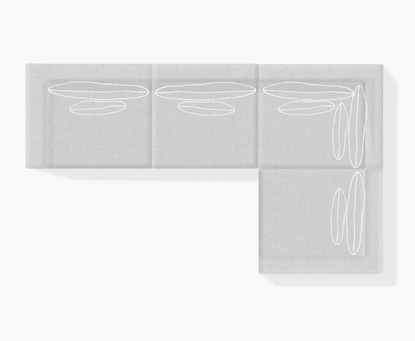 Johnson 4-Piece Corner Sofa