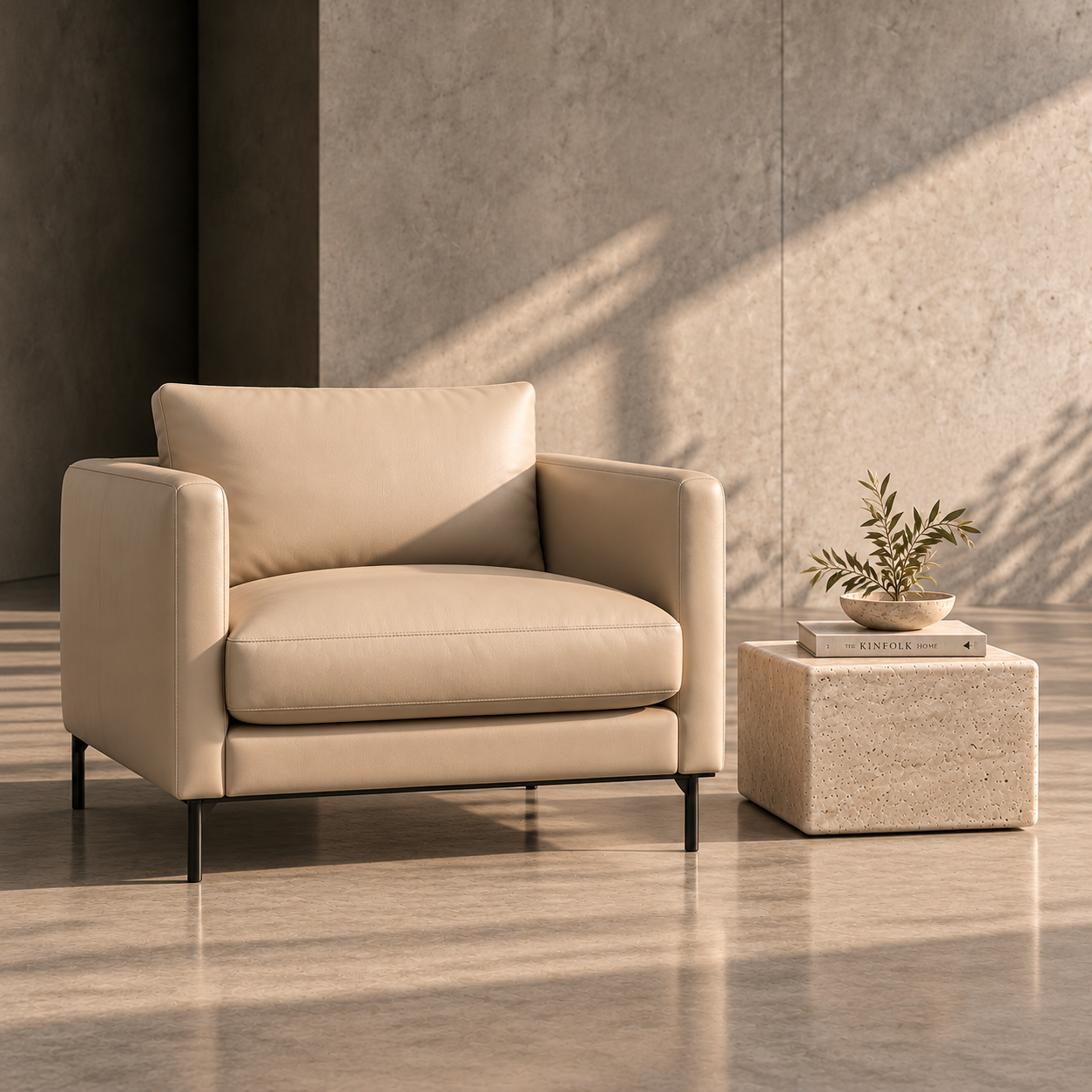 Linear Armchair - Leather