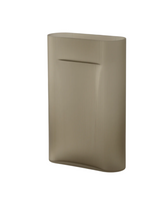 Ridge Vase Large in taupe, view 3
