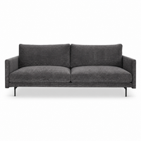 Trace 3-Seat Sofa 2.2m in charcoal