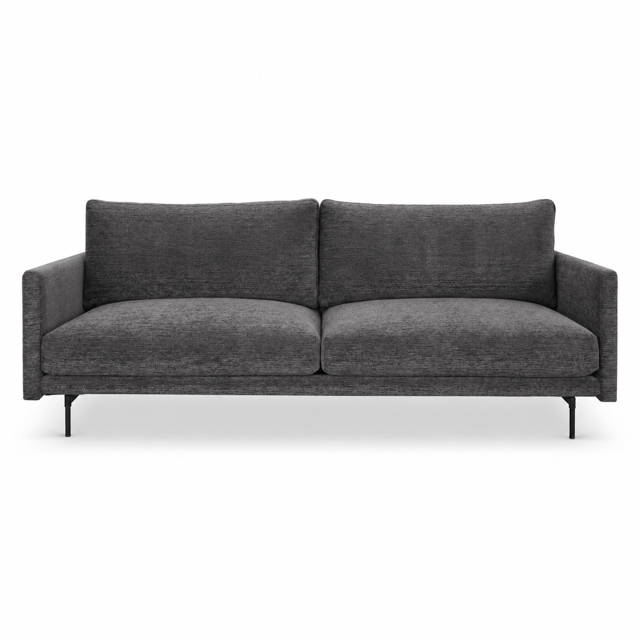 Trace 3-Seat Sofa 2.2m in charcoal