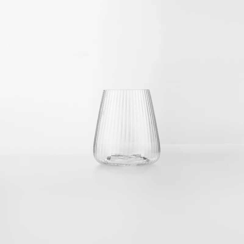 Melted Crystal Stemless Glass- Set of 4