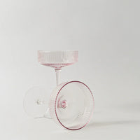 Ribbed Cocktail Glasses - Set of 4