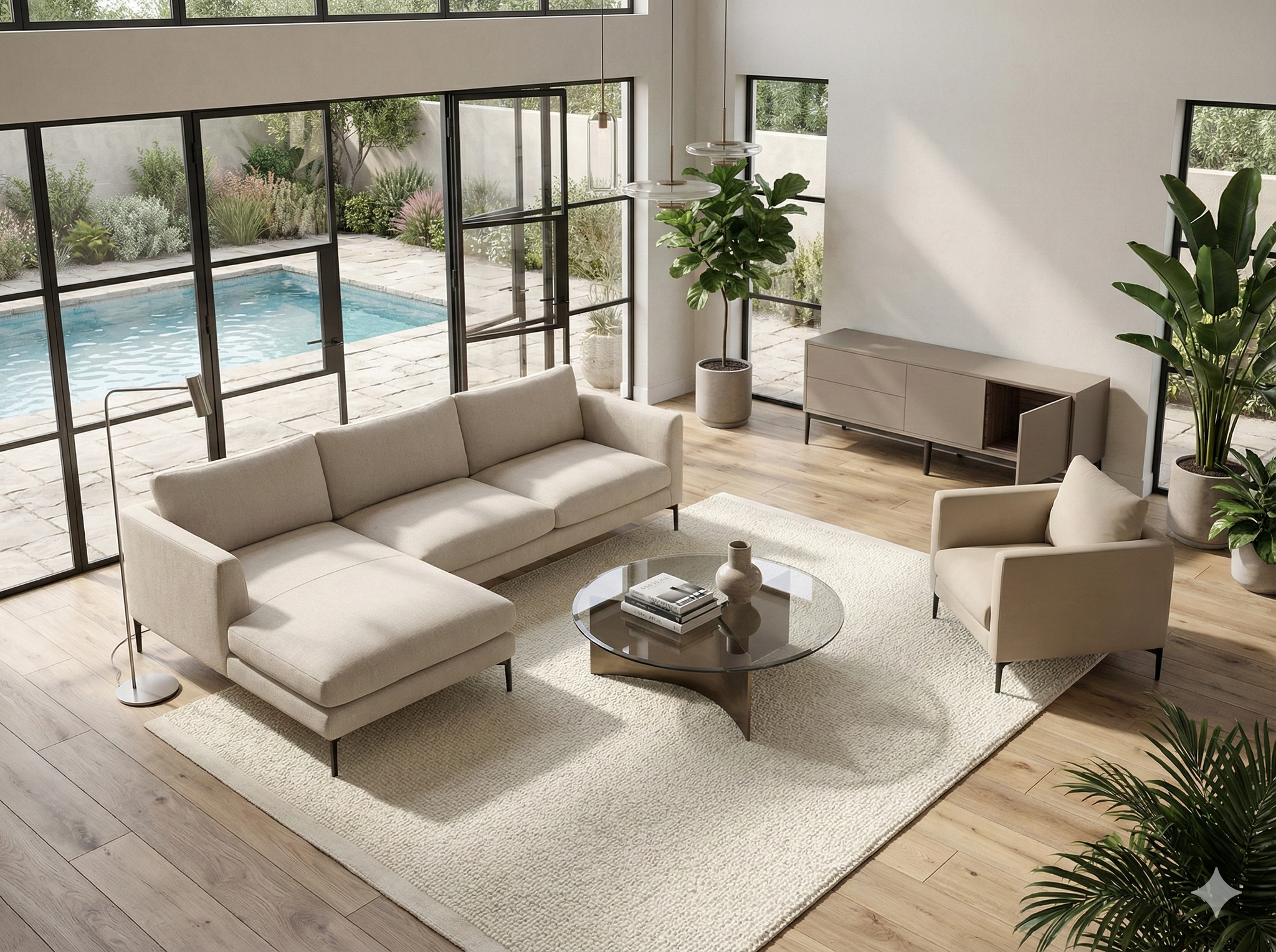 Linear L-Shape Sofa