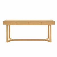 Vessel Desk in natural oak, view 4