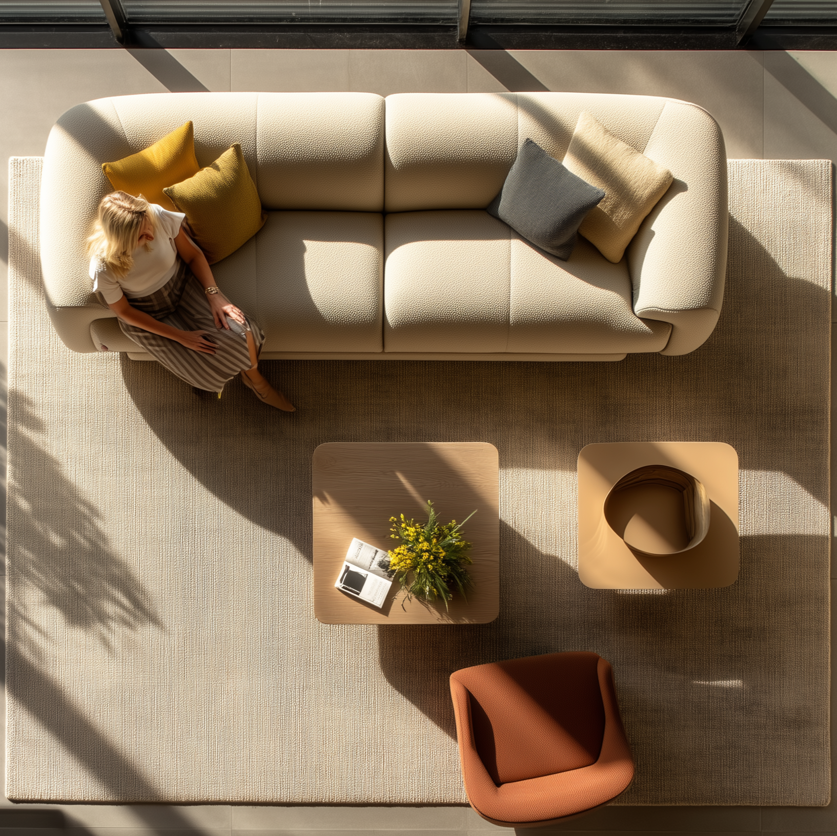 Bowie Straight Sofa, view 4