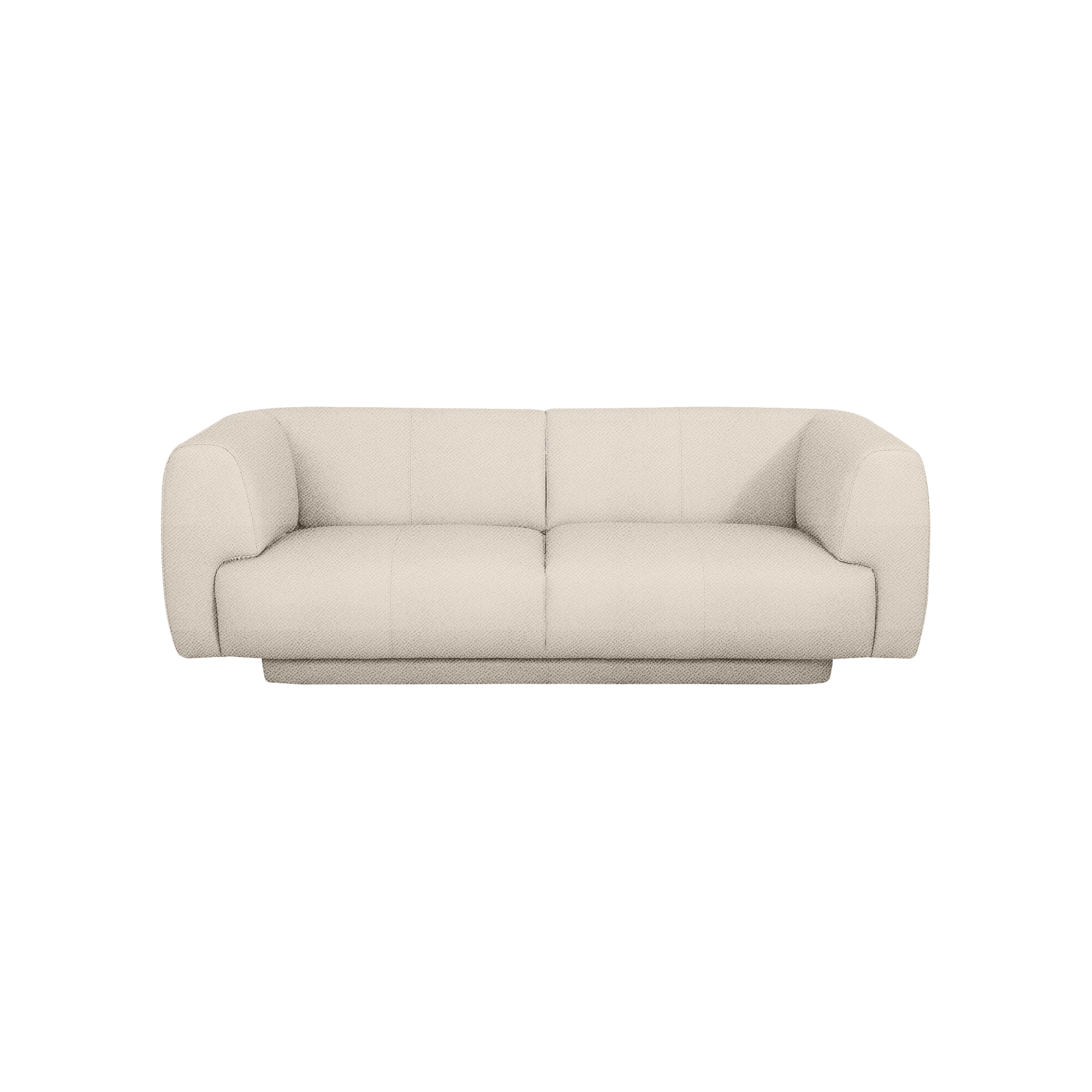Bowie Straight Sofa in cream, view 14