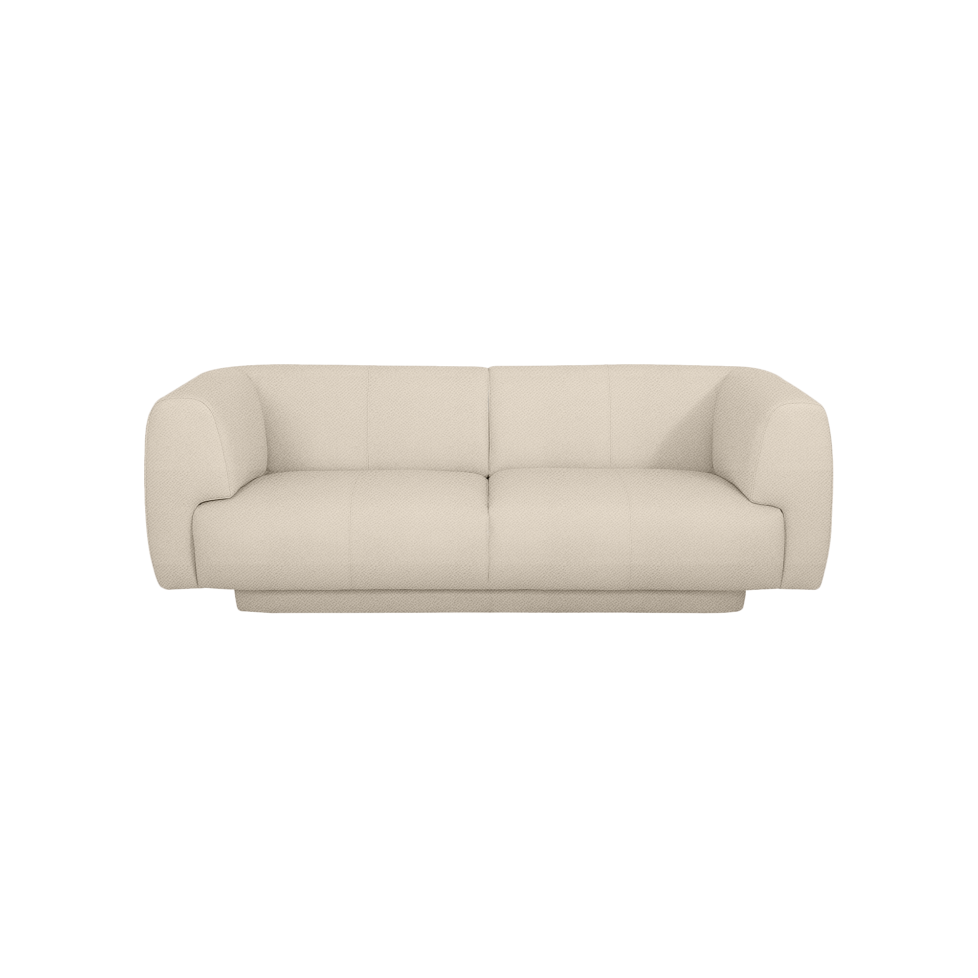 Bowie Straight Sofa in ivory, view 7