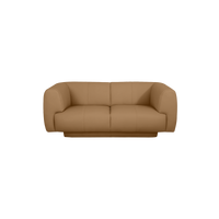 Bowie Straight Sofa - Leather in Camel, view 16