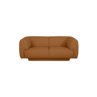 Bowie Straight Sofa - Leather in Cognac, view 19
