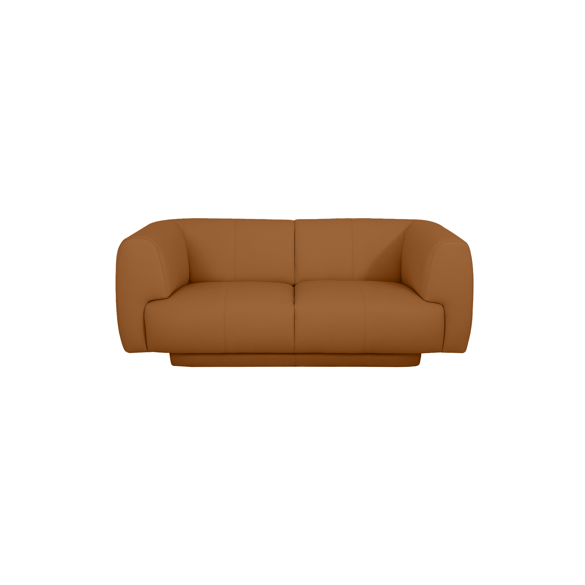 Bowie Straight Sofa - Leather in Cognac, view 19