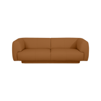 Bowie Straight Sofa - Leather in Cognac, view 5