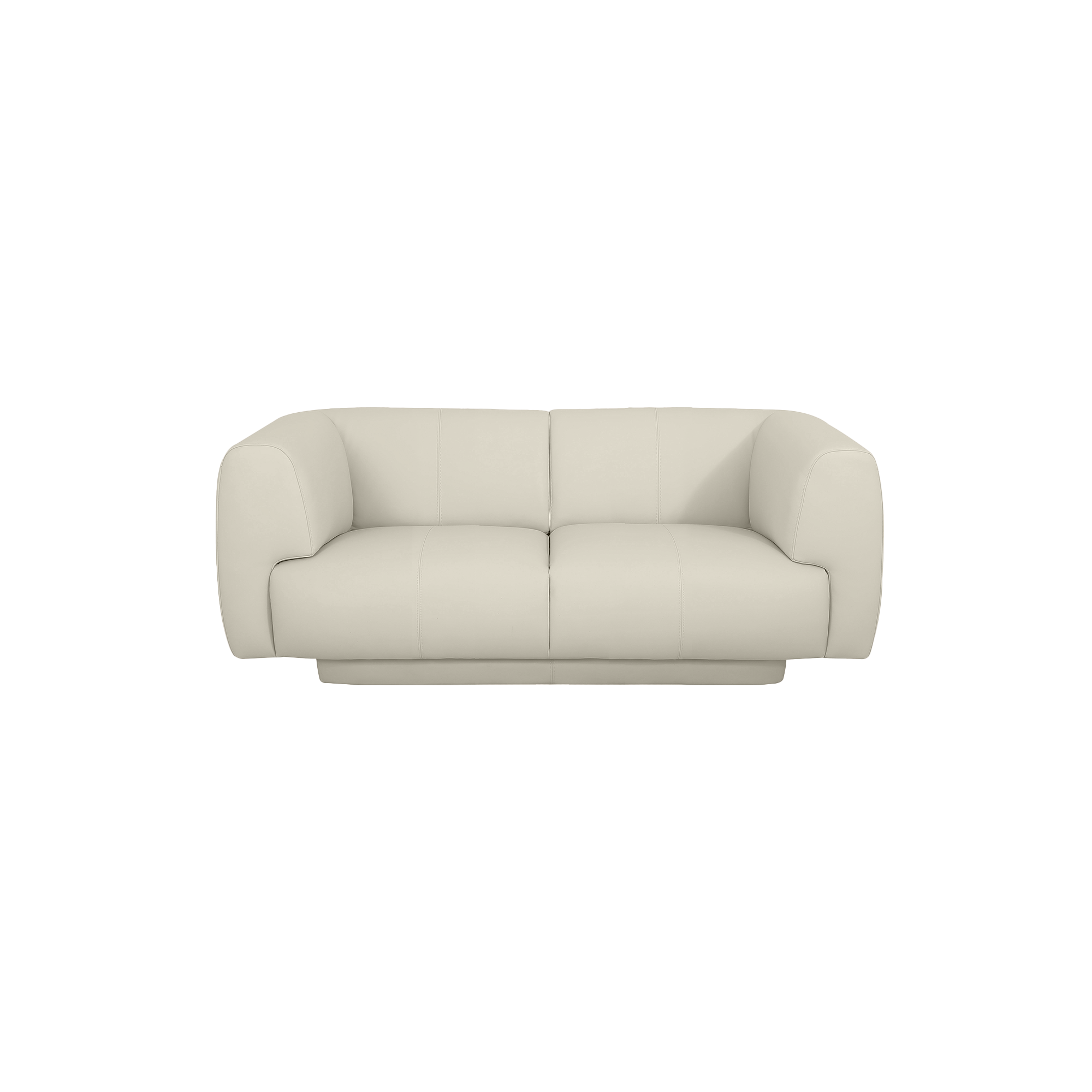 Bowie Straight Sofa - Leather in Frost, view 21
