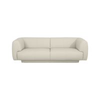 Bowie Straight Sofa - Leather in Frost, view 7