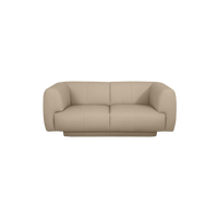 Bowie Straight Sofa - Leather in Oatmeal, view 22