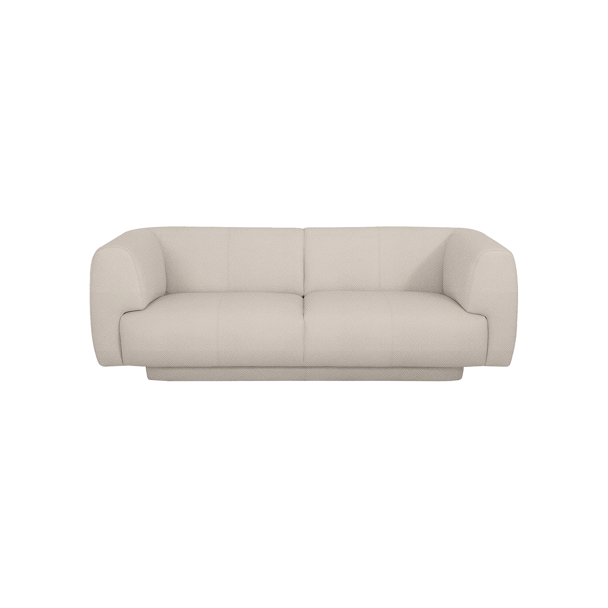 Bowie Straight Sofa in Light Grey, view 8