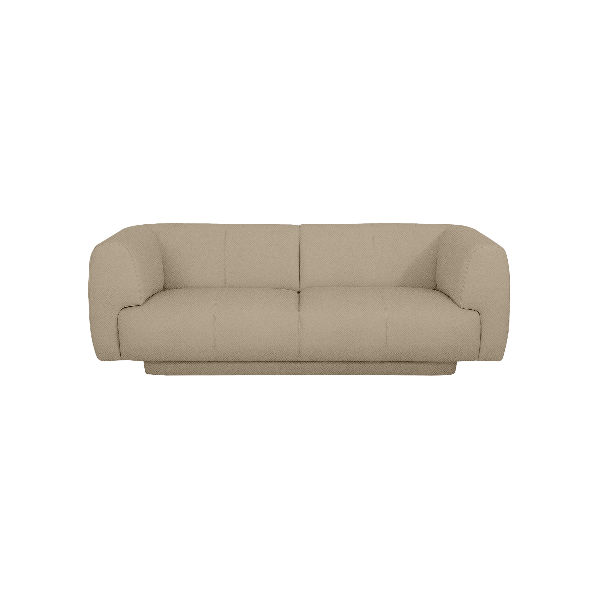 Bowie Straight Sofa in pebble, view 11
