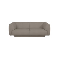 Bowie Straight Sofa in Silver Grey, view 12