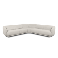 Contour Corner Sofa in Avis Frost Grey fabric, view 16