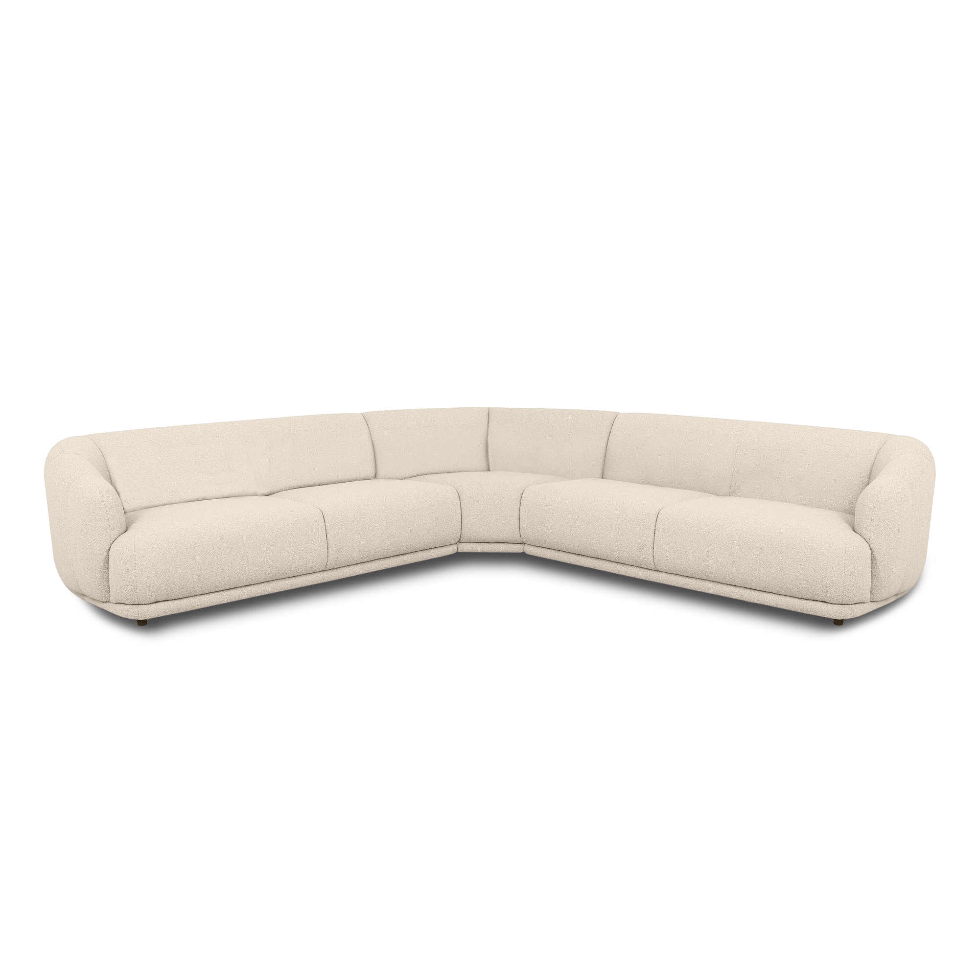 Contour Corner Sofa in Avis Ivory fabric, view 15