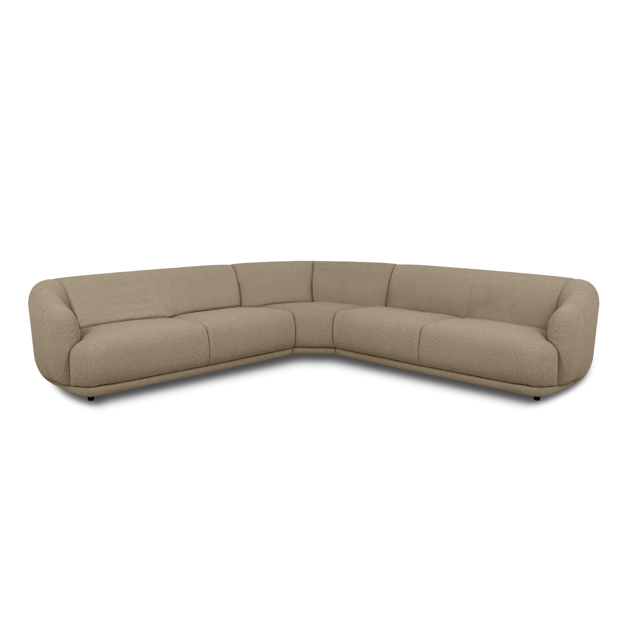 Contour Corner Sofa in pebble, view 4