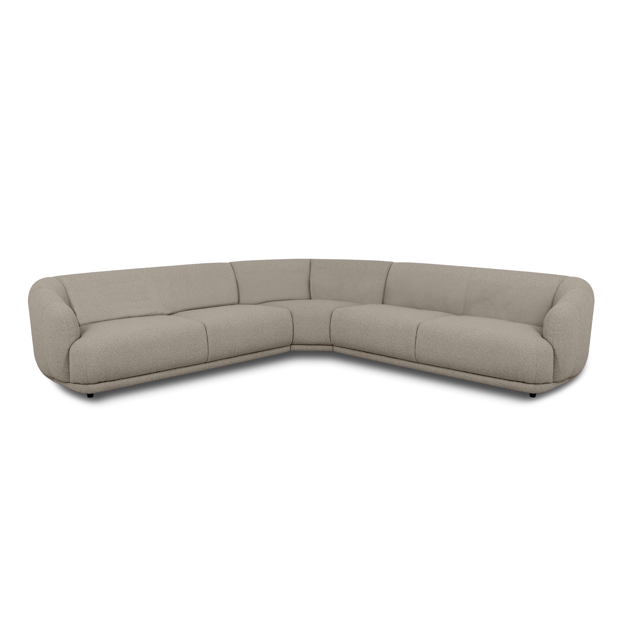 Contour Corner Sofa in silver grey, view 6