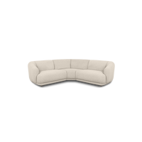 Contour Corner Sofa, small, in cream, view 9