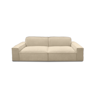 Cubic 3-seat sofa in beige
