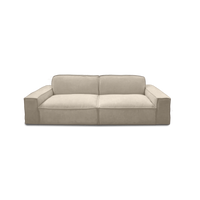 Cubic 3-seat sofa in ivory, view 5
