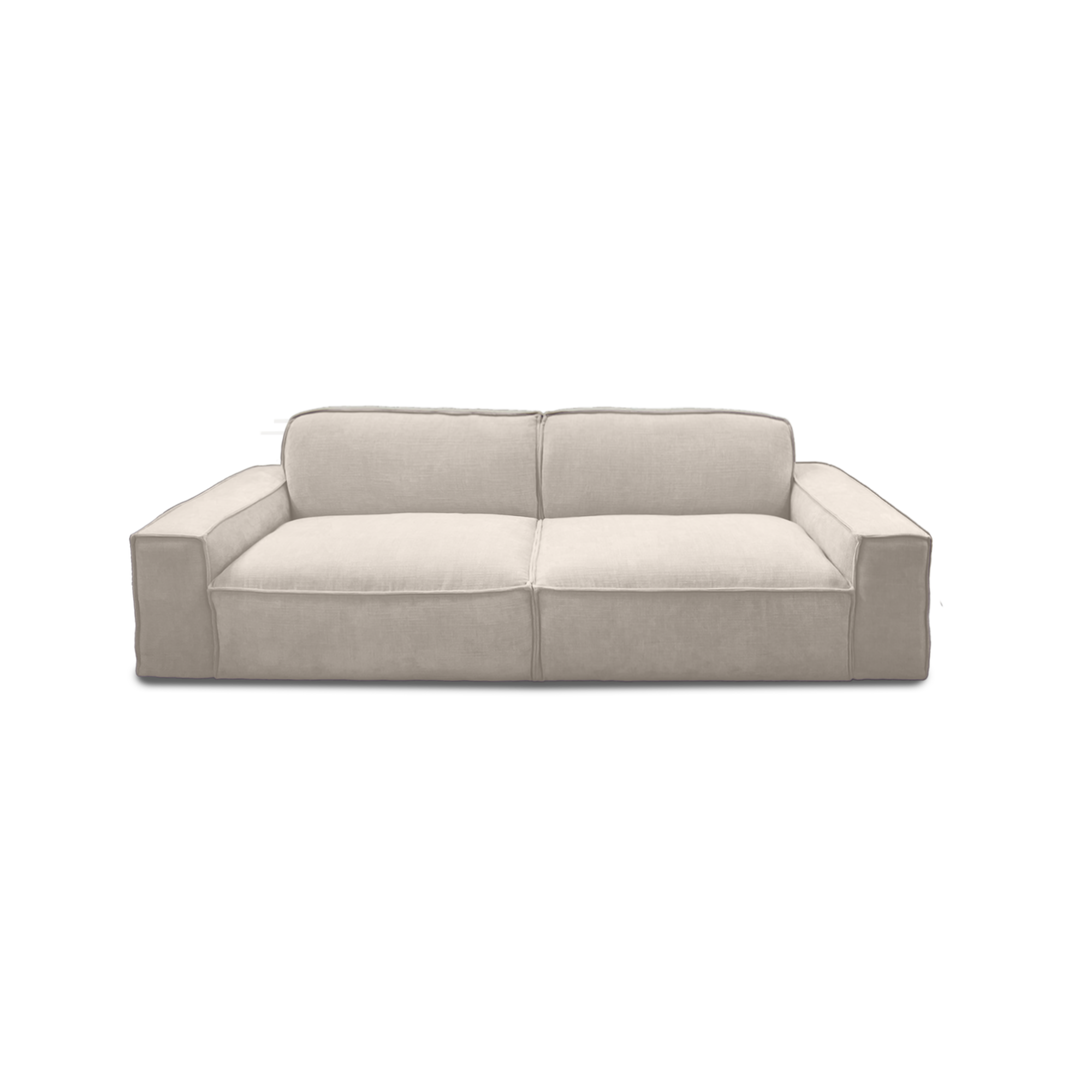 Cubic 3-seat sofa in grey, view 7