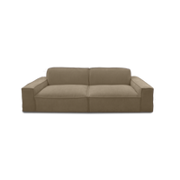 Cubic 3-seat sofa in pebble, view 9