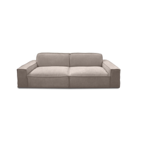 Cubic 3-seat sofa in taupe, view 11