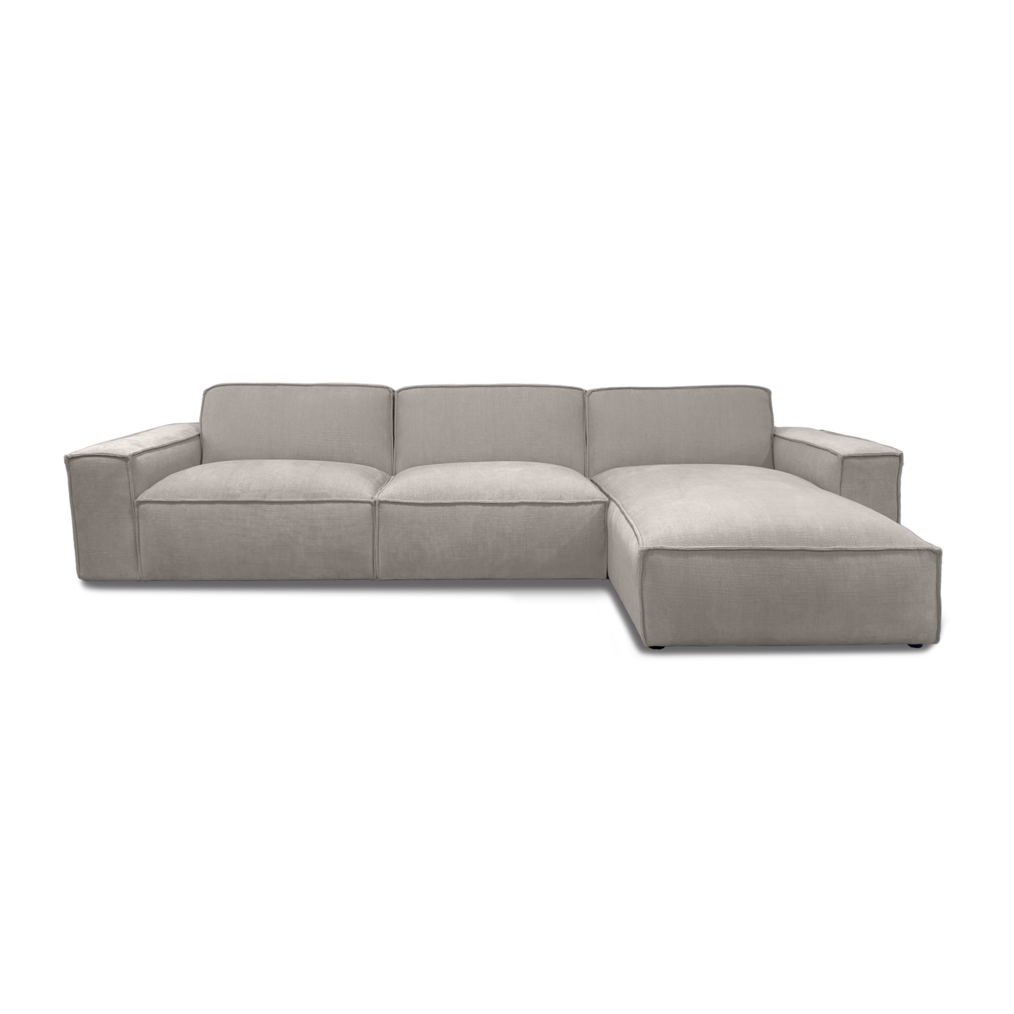 Cubic L-Shape Sofa in grey, view 4