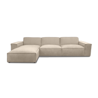 Cubic L-Shape Sofa in Light Khaki, view 3