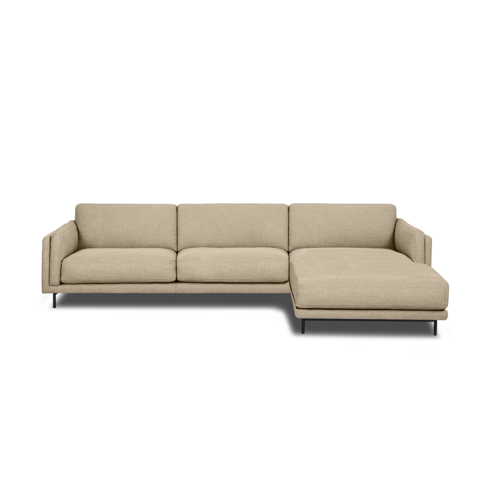 Fraser L-Shape Sofa in beige, view 12