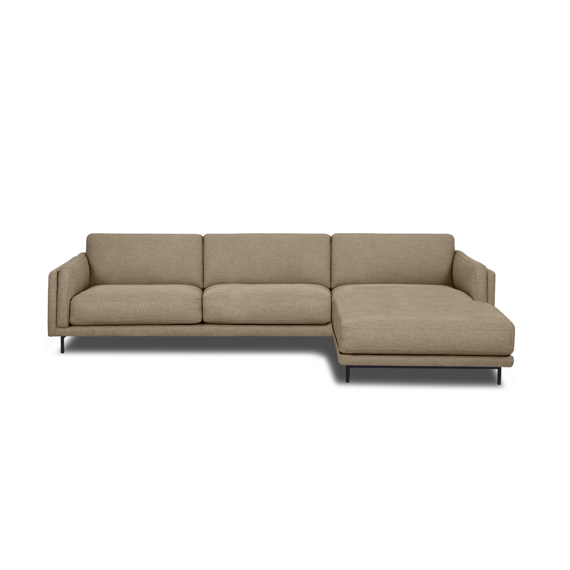 Fraser L-Shape Sofa in pebble, view 19