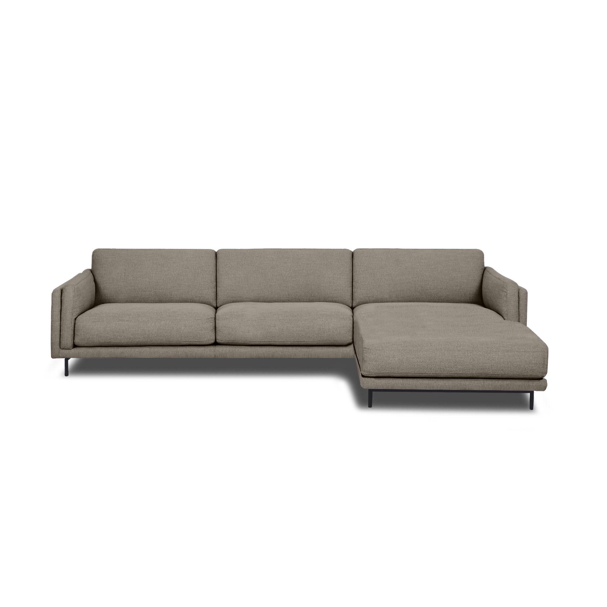 Fraser L-Shape Sofa in Silver Grey, view 20