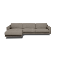 Fraser L-Shape Sofa in Silver Grey, view 9