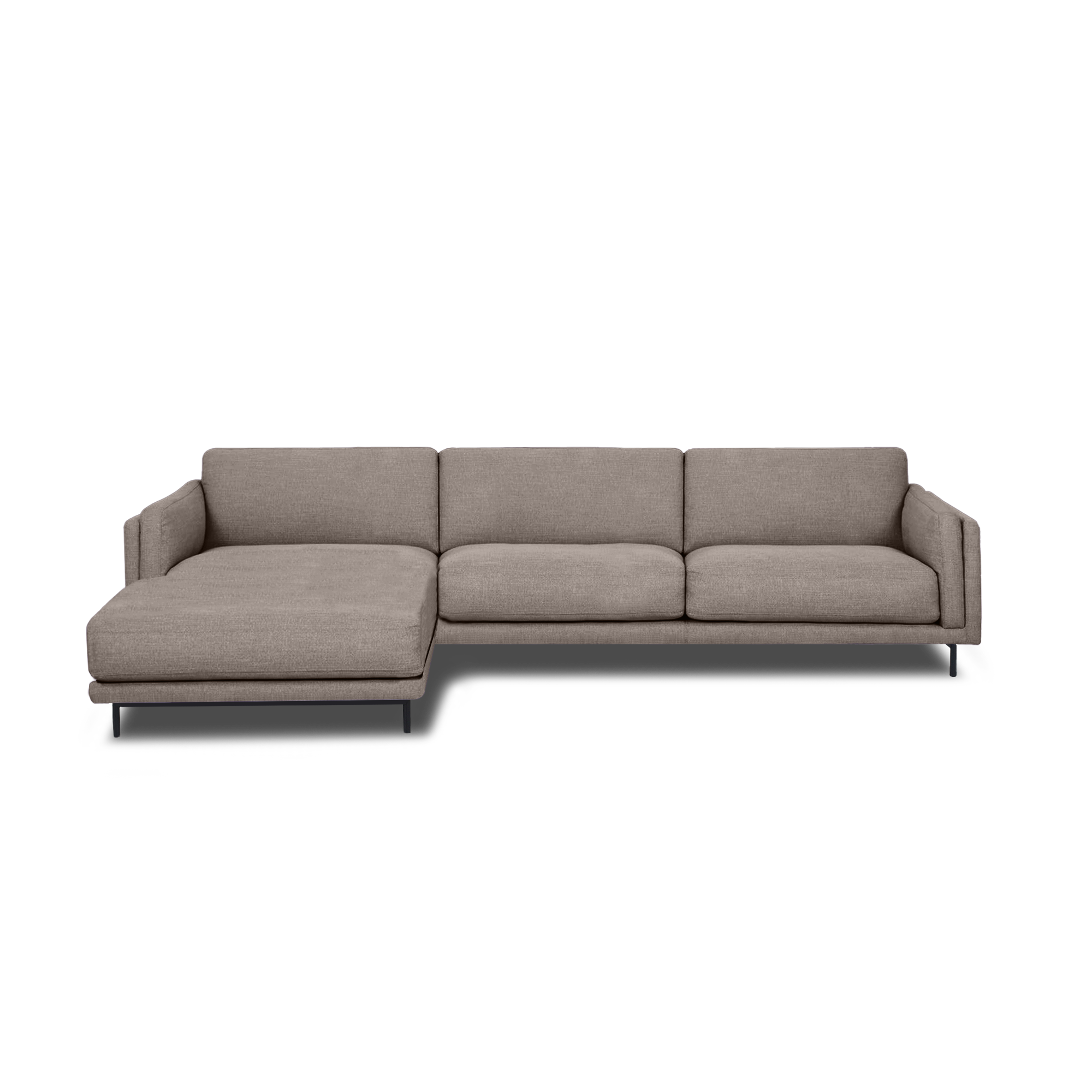 Fraser L-Shape Sofa in taupe, view 4