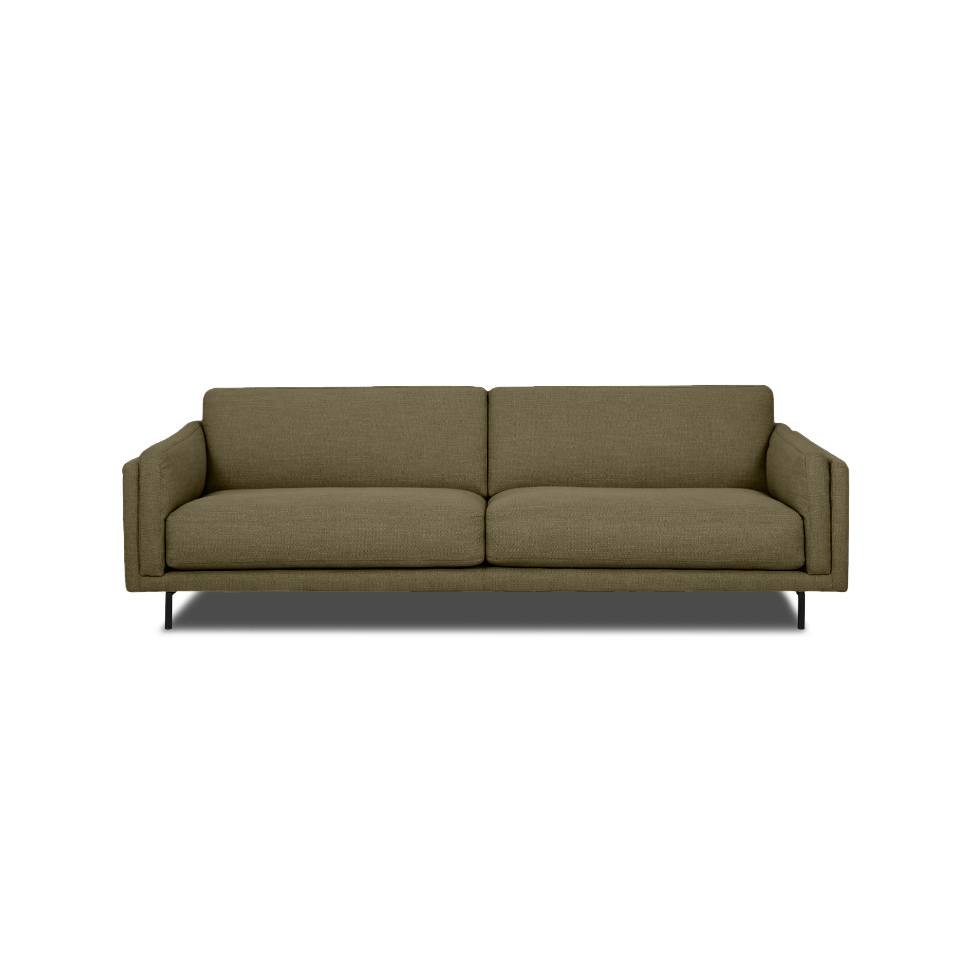 Fraser Straight Sofa in Khaki Green, view 6