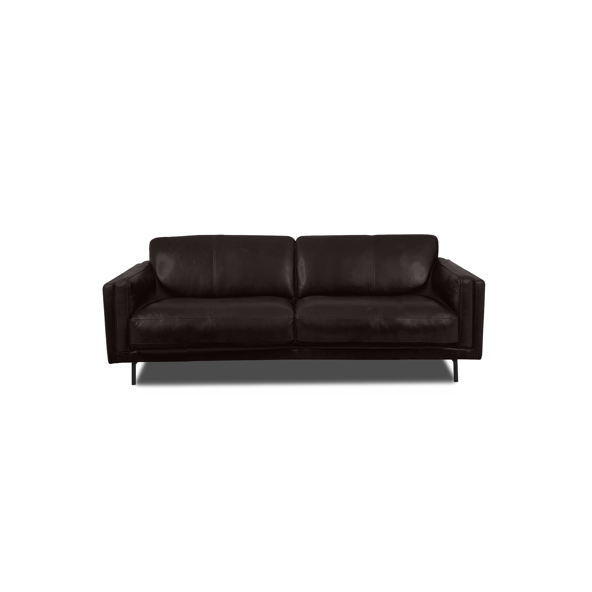 Fraser Straight Sofa - Leather, view 19