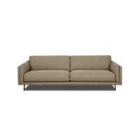 Fraser Straight Sofa in pebble, view 8