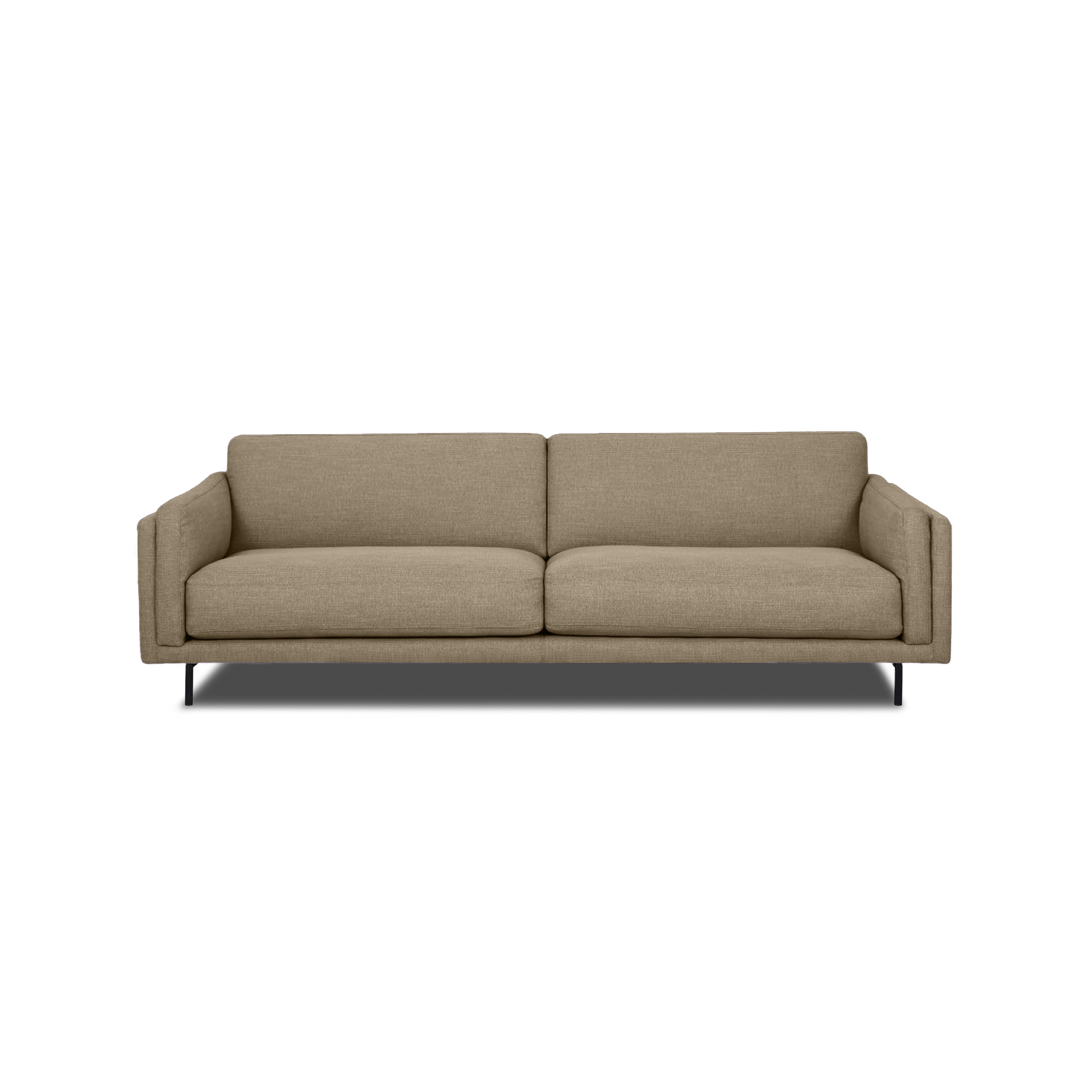 Fraser Straight Sofa in pebble, view 8