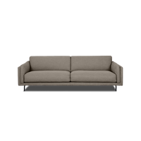 Fraser Straight Sofa in Silver Grey, view 9