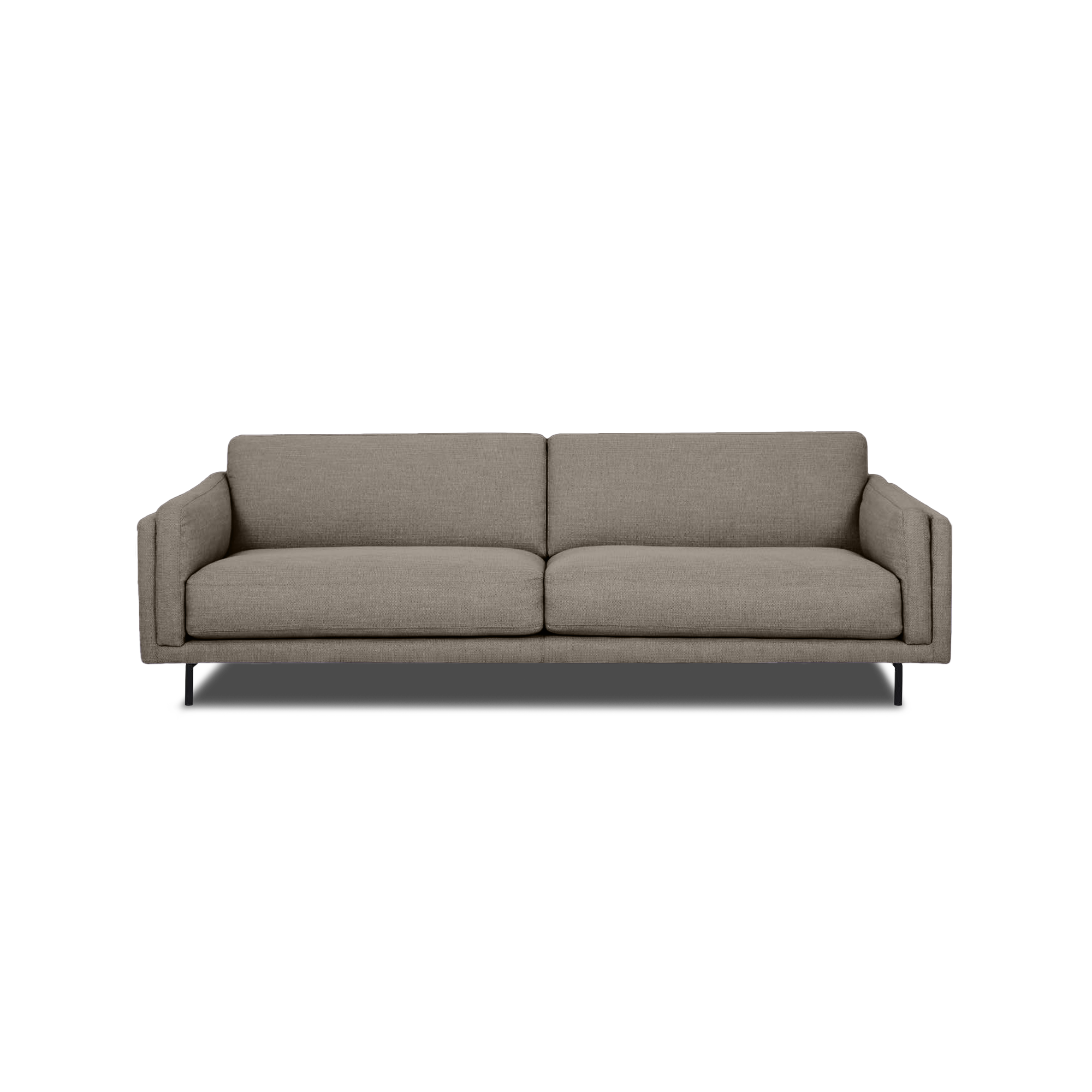Fraser Straight Sofa in Silver Grey, view 9