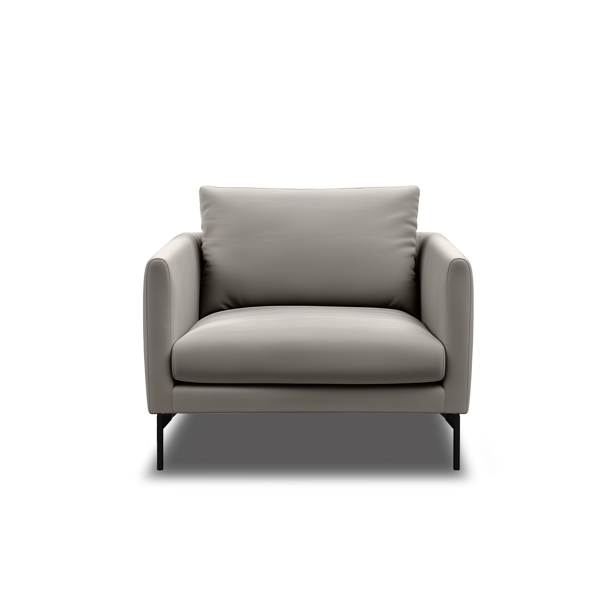 Linear Armchair in grey, view 10