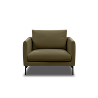 Linear Armchair in green, view 7