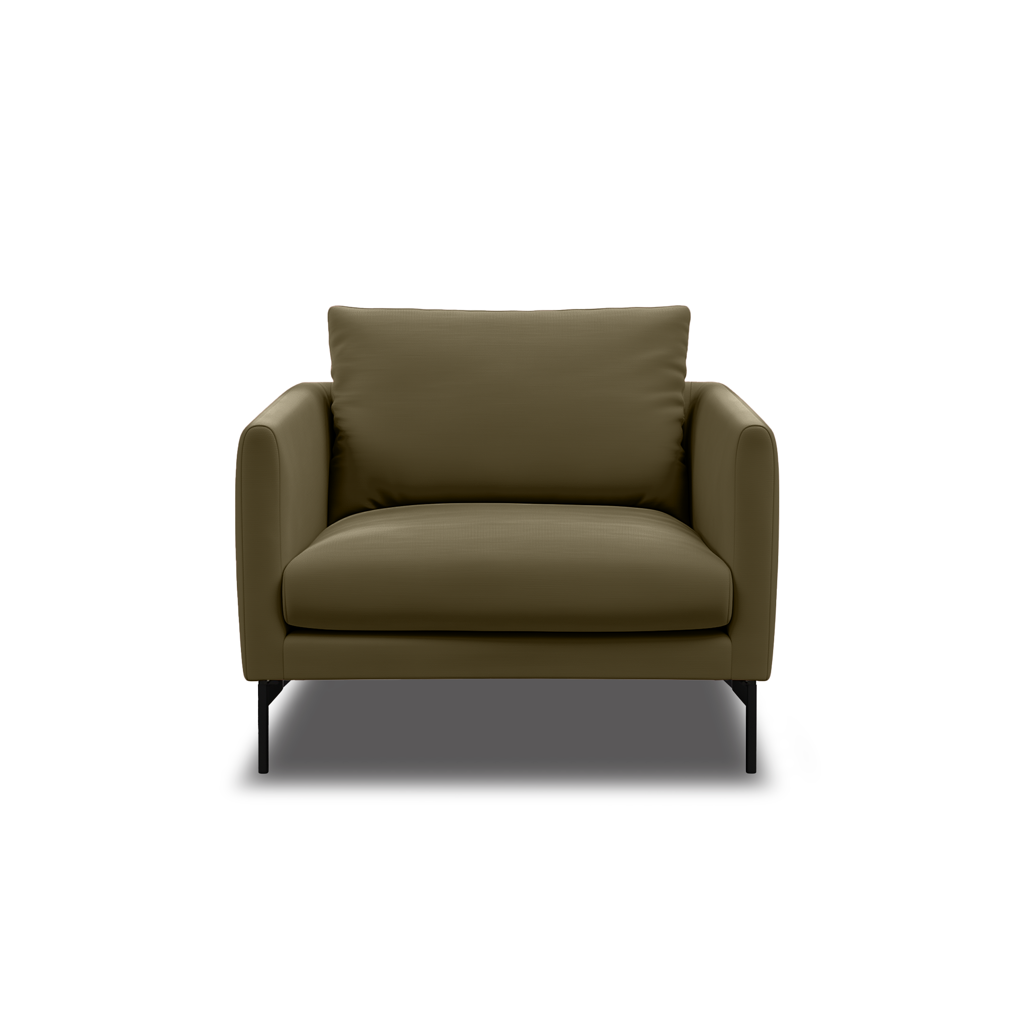 Linear Armchair in green, view 7