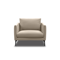 Linear Armchair in Light Khaki, view 9