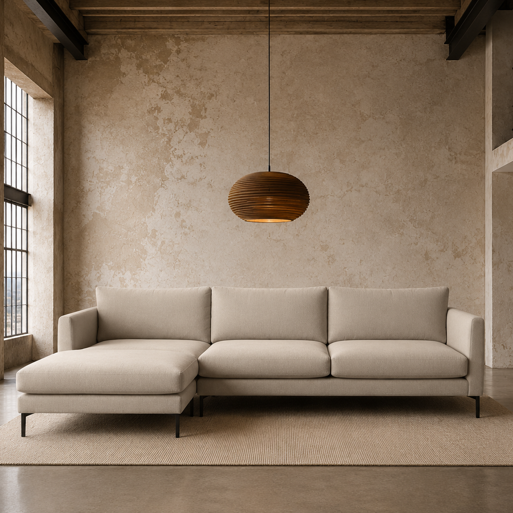 Linear L-Shape Sofa, view 1